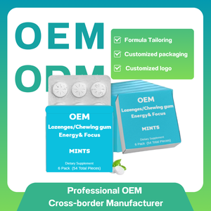 OEM Label pribadi Energi & pasak fokus | Lozenges suplemen makanan gusi kunyah-6 pak (54 buah) - Product Image 5