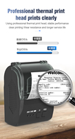Printer Thermal Portabel Mini Genggam CX58 58mm Bluetooth Nirkabel Multi-Antarmuka USB untuk Sistem POS