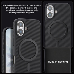 Funda Magnética de Fibra de Carbono con Carga Inalámbrica para <span class=keywords><strong>iPhone</strong></span> <span class=keywords><strong>13</strong></span> 17 <span class=keywords><strong>Pro</strong></span> <span class=keywords><strong>Max</strong></span> Samsung S24 S25 Plus Ultra Google Pixel <span class=keywords><strong>Precio</strong></span> de Fábrica - Product Image 5