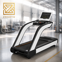 Caminadora Comercial de Lujo ZY con Pantalla Táctil Android de 21.5 Pulgadas, Máquina para Correr Motorizada de Alta Resistencia para Uso Profesional en Gimnasios