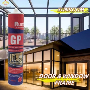 Mastic silicone transparent GP acétique à prise rapide, étanche aux UV, adhésif <span class=keywords><strong>de</strong></span> construction, colle pour verre, <span class=keywords><strong>calfeutrage</strong></span> pour fenêtres et portes - Product Image 5