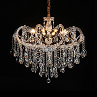 Lustre en cristal de luxe sur mesure pour salle de mariage, fête, hôtel, restaurant, événements, escalier, maison, banquets, décorations intérieures