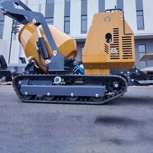 Mini-Raupenbetonmischer Mörtelmischmaschine Kettenbetriebener Zementmischer - Product Image 1