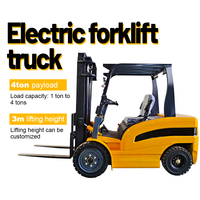 Nouvelle marque Newton CC 3 tonnes meilleur chariot élévateur tout terrain contrepoids palette électrique batterie chariot élévateur à fourche