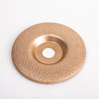 Meules diamantées brasées sous vide personnalisées, outils de meulage diamantés, meules de polissage pour fonte ductile et fonte grise