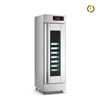 Série de luxe 13 plateaux 1 porte électrique en acier inoxydable porte Proofer bouton contrôle armoire de Fermentation