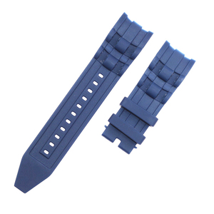 Correa de Reloj Upro de 26 mm, Lujosa y Transpirable, de Silicona con Extremos Curvos, Negra y Verde, para Relojes Deportivos de Buceo - Product Image 1