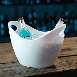 Cubo de hielo transparente de plástico, Cubo de cerveza con doble ASA, enfriador de vino, soporte para cerveza de champán para España, Matilda Bay, <span class=keywords><strong>Chateau</strong></span> Diana - Product Image 5