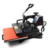 Machine de Presse à Chaud Sublimation RubySub Combo 5 en 1 pour Vêtements, Tasses et Assiettes