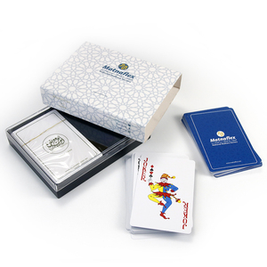 Branded Custom Logo Oem Double Decks Magic Waterproof Saudi Arabic Kuwait Plastic Playing Cards Poker