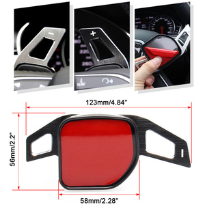 Autocollants de changement de vitesse pour volant de voiture, 5f, pour <span class=keywords><strong>Seat</strong></span>, albra, Ateca, Leon, <span class=keywords><strong>FR</strong></span>, <span class=keywords><strong>Tarraco</strong></span>, Ibiza 6P, cust - Product Image 6