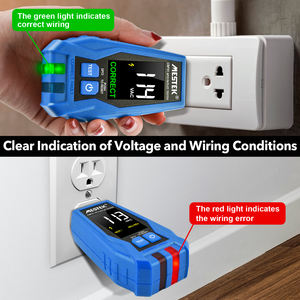 Buscador de disyuntores digitales con receptor digital y probador de circuitos <span class=keywords><strong>GFCI</strong></span> 90-135V Circuitos de CA - Product Image 6