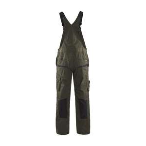 BLAKLADER - 269513304599D116 Bib <b>overall</b> with stretch Dark olive <b>green</b>/Black - EAN 7330509605912 WORK <b>OVERALLS</b> - Product Image 2