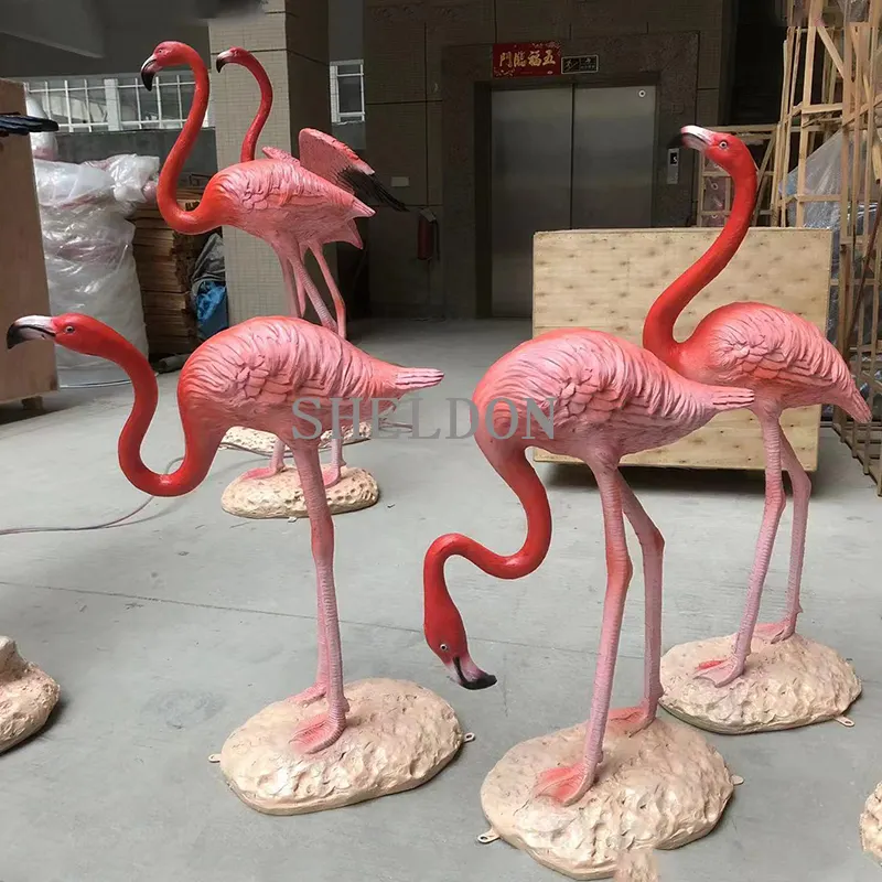 Flamingo lowes decorazioni natalizie per esterni/decorazione con luce fenicottero/ornamenti da giardino con fenicotteri rosa