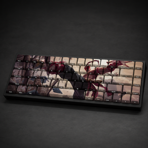 Ensemble de touches personnalisées 68 touches en PBT avec impression latérale par sublimation, thème <span class=keywords><strong>Lee</strong></span> <span class=keywords><strong>Sin</strong></span>, profil Cherry pour clavier mécanique de jeu - Product Image 1