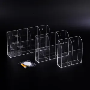 Tabletop Essential Oils Clear Makeup Rack Nail Polish Display Stand Acrylic Bottle Lipstick Shelf Holder For Storage
