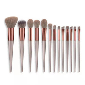 Set de 13 Brochas de Maquillaje Suaves y Esponjosas para Cosméticos, Base, Rubor, Polvo, Sombra de Ojos, Brocha Kabuki para Difuminar, Herramienta de Belleza - Product Image 1