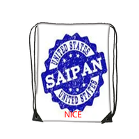 Sac à dos à cordon en polyester Saipan Splash Sports Sack, design personnalisé, pour activités de plein air, fitness, camping et cadeau personnalisé