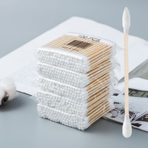 Bâtonnets en bambou jetables, hygiène, nettoyage, cotons-tiges à deux têtes pour les oreilles, maquillage, outils de beauté, qualité supérieure - Product Image 5