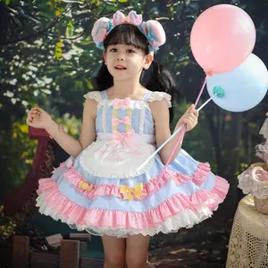 2024新设计高品质精品儿童女童连衣裙幼儿花式生日连衣裙