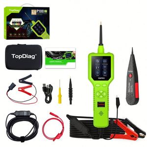 Testeur de circuit automobile TOPDIAG P100 PRO 9-30V, outil de diagnostic multifonctionnel du système électrique automobile, sonde de puissance, testeur de circuit - Product Image 2