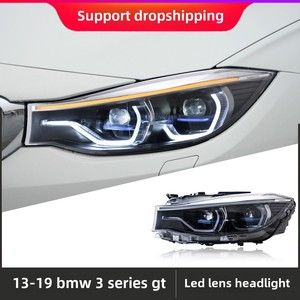 ชุดไฟหน้า LED F34 ความสว่างสูง สำหรับรถยนต์ซีรีส์ 3 ปี 13-20 เลนส์ดัดแปลง 6000K ไฟเดย์ไลท์แบบสว่างสูง DRL Streamer 3 - Product Image 3