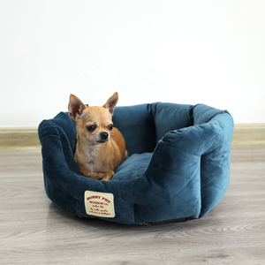 Hond Ovale Bedden Fluwelen Quilten Pet Beds Zachte Anti Slip Hond Slapen <span class=keywords><strong>Bed</strong></span> - Product Image 2