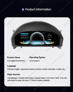 MEKEDE-Panel digital LCD para automóvil, pantalla virtual electrónica para Benz Clase C W204 2008 2009 2010 - Product Image 4