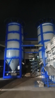 Mélangeur vertical pour silo 50kg 100kg, machine à mélanger granulés et granulés colorés, mélangeur de matière première plastique avec chauffage