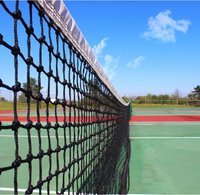 Filet de tennis professionnel à maille unique pour l'entraînement de divers types d'articles de sport, y compris des filets de tennis PE directement fournis par l'usine