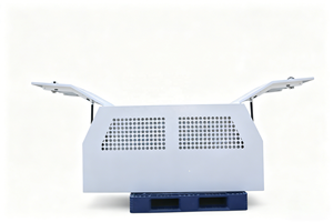 Custom Aluminum Half Ute Dog <b>Box</b> & Half Toolbox with Laser Cut Vents and Dividing Door From Foshan Manufacturer - Product Image 5