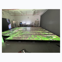 Dalles de sol interactives pour extérieur P3.91, système de projecteur vidéo, écran LED, luminosité 5200 cd/m², fréquence de rafraîchissement 7680 Hz