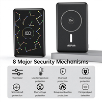 Power Bank Magnetik Semi-Solid 5000mAh 22.5W PD Pengisian Cepat 15W Pengisi Daya Nirkabel Portabel Baterai Eksternal S227