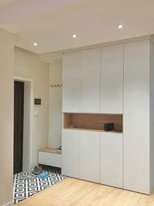 Mueble Zapatero de Madera Maciza de Tamaño Personalizado, Duradero y Moderno para el Hogar, Villa u Hotel, Mueble de Salón Ecológico - Product Image 5