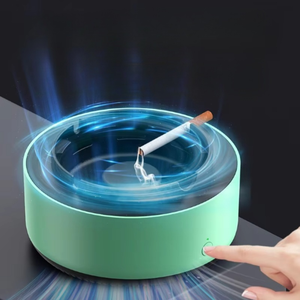 Cendrier intelligent multifonctionnel 2-en-1 électrique portable moderne pour intérieur, <span class=keywords><strong>purificateur</strong></span> <span class=keywords><strong>d</strong></span>'<span class=keywords><strong>air</strong></span> domestique avec fonction sans fumée - Product Image 2