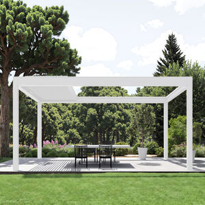 Pergola en aluminium (Pergolas De Aluminio), gazebo motorisé rétractable <span class=keywords><strong>pour</strong></span> jardin extérieur de style espagnol - Product Image 1