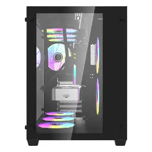 Mini ITX ATX White Host Cabinet Pc Gaming Computer Case Towers