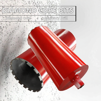 Foret diamanté à six faces pour carottage, diamètres 51mm, 76mm, 102mm, 152mm, 202mm, 1 1/4 UNC, toutes tailles, marque MARVEL