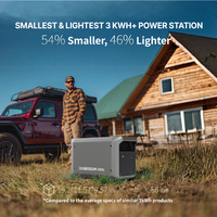 Centrale Électrique Solaire Portable Rechargeable de 3000 W, Stock UE États-Unis Japon 220 V 110 V, Générateur Cellule LiFePO4, Solution de Stockage d'Énergie Domiciliaire