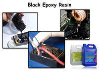 Composé de rempotage électronique noir Résine époxy électronique Fournisseurs de résine époxy et de durcisseur A:b 1:1 50 kg pour transformateur