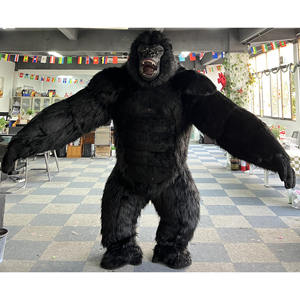 <span class=keywords><strong>Costume</strong></span> de mascotte <span class=keywords><strong>gonflable</strong></span> de gorille géant de haute qualité pour cosplay, King Kong, 2m, 2,6m, 3m, <span class=keywords><strong>costume</strong></span> de gorille <span class=keywords><strong>gonflable</strong></span> <span class=keywords><strong>pas</strong></span> <span class=keywords><strong>cher</strong></span>, <span class=keywords><strong>costume</strong></span> de dessin animé - Product Image 1