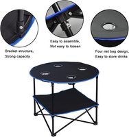 Table de camping pliable légère et portable WOQI à prix de gros pour pique-nique et plage