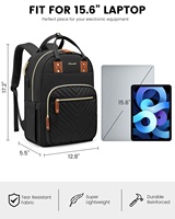 LOVEVOOK vente en gros sacs matelassés unisexes grande capacité 15.6 17 pouces USB bureau école affaires femmes homme voyage sac à dos pour ordinateur portable
