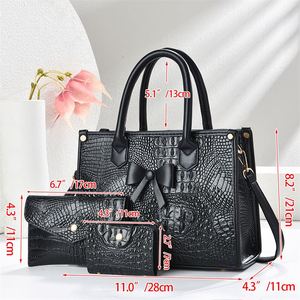 Creative Designer's Bag Set 3 PCS Casual Large Capacity Leather Totes Lady's Handbag - Product Image 2