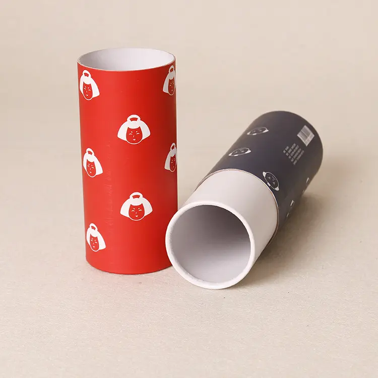 Custom Biodegradable Kraft Tube Boxes Recycled Cardboard Tube Round Paper Tubes Cylinder Packaging