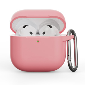 Ốp bảo vệ silicon mềm chống bụi, chống xước cho Apple Airpods thế hệ 4, Airpods 3, 2, 1, Pro2 có móc treo - Product Image 4