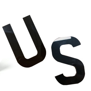 Tùy Chỉnh Nhôm Acrylic Biển Số Xe Trống Acrylic Biển Số Xe Với 3D/4D Số Acrylic Bán Buôn - Product Image 2