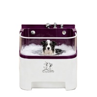 Baignoire SPA pour chien en acrylique DPbathe avec désinfection à l'ozone, bain lacté, contrôle intelligent de la température, pour chiens de grande et moyenne taille