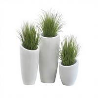 Pot Bunga Kombinasi Indoor Outdoor Gaya Nordik Minimalis Kreatif Mewah Ringan Ukuran Besar untuk Dekorasi Ruang Tamu