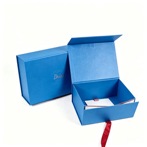 Recyclable Collapsible Coffrets Cadeaux Personalized Clothing Cosmetic Box FSC Save Cost Magnetic Folding Box for Jewelry Gift - Product Image 3